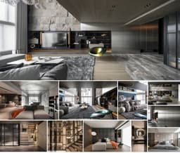 Modern decor style project in Moscow, Russia: 1800 sqm space thumbnail 1