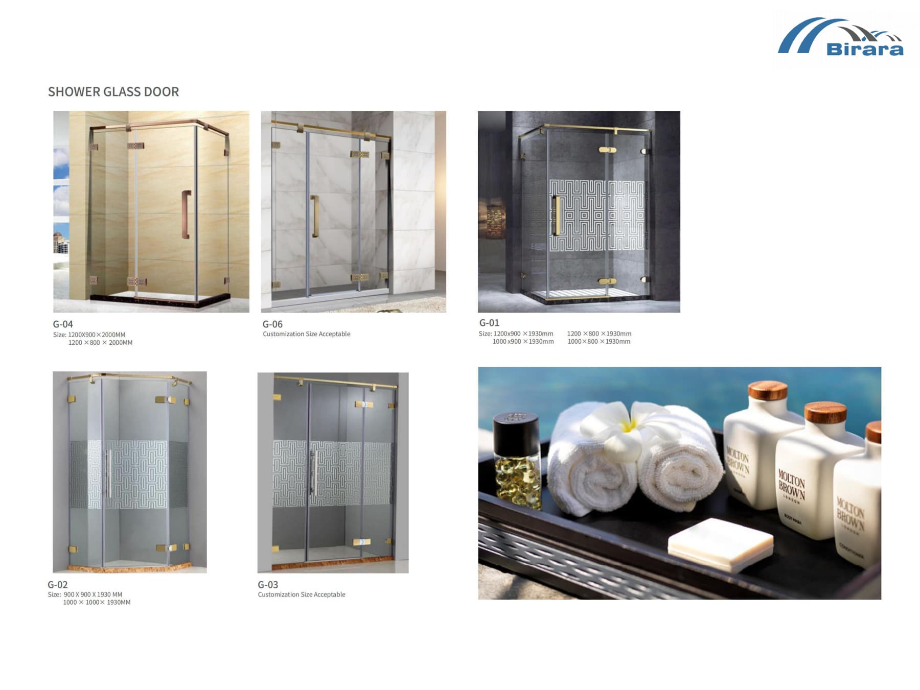 Made-to-fit shower enclosures
