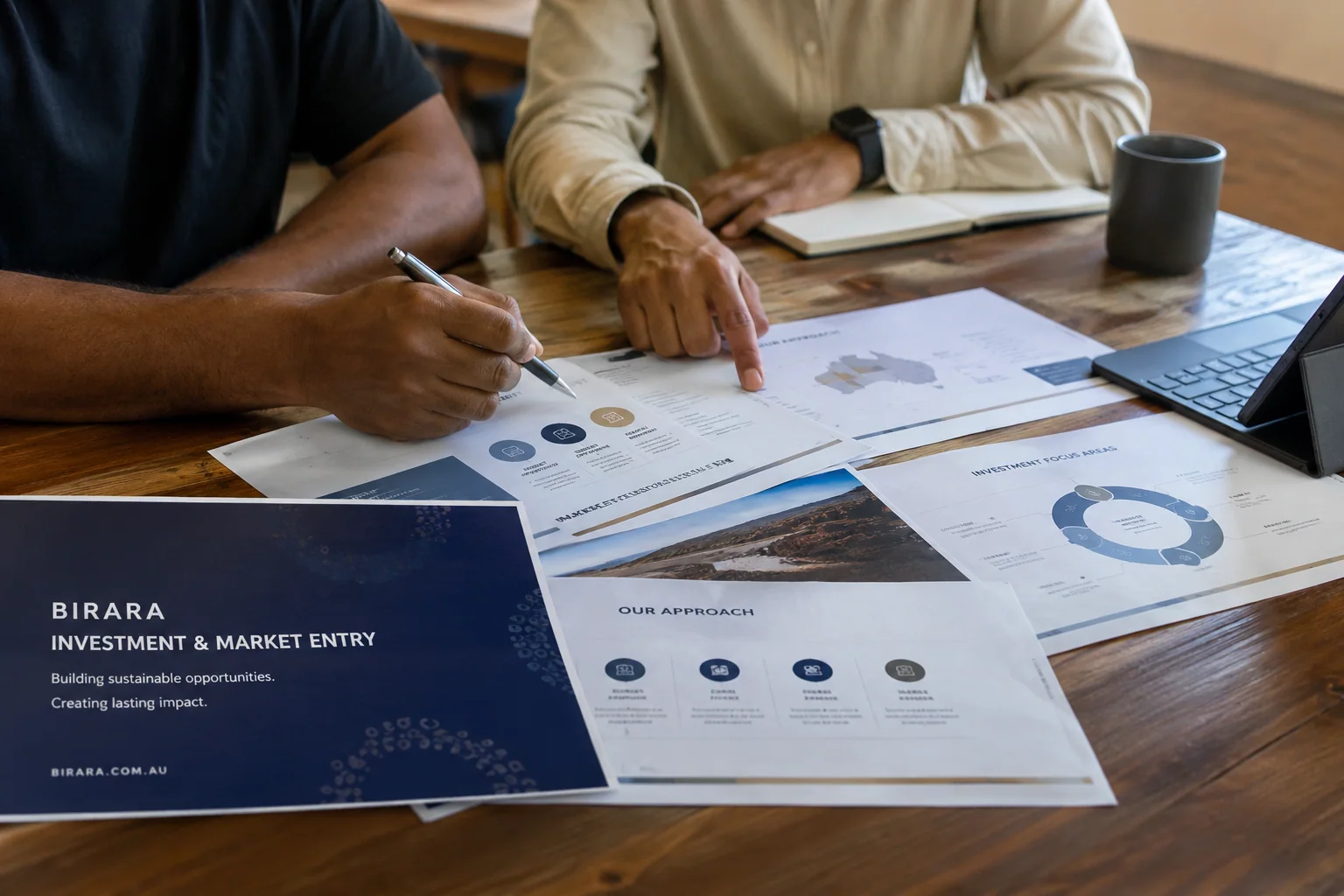 Business planning materials for a Birara project inquiry