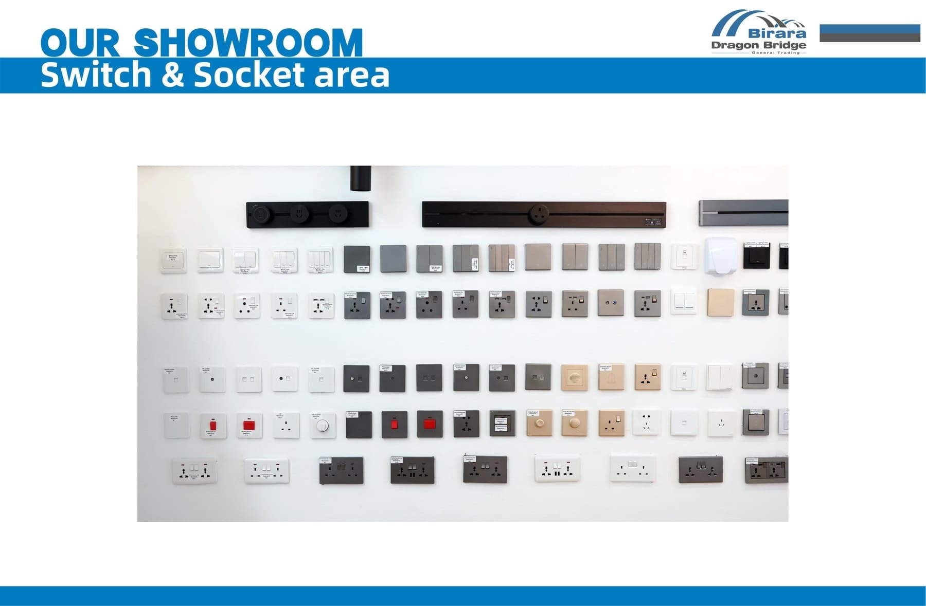 Birara switches and sockets photographs from the 2026 company profile