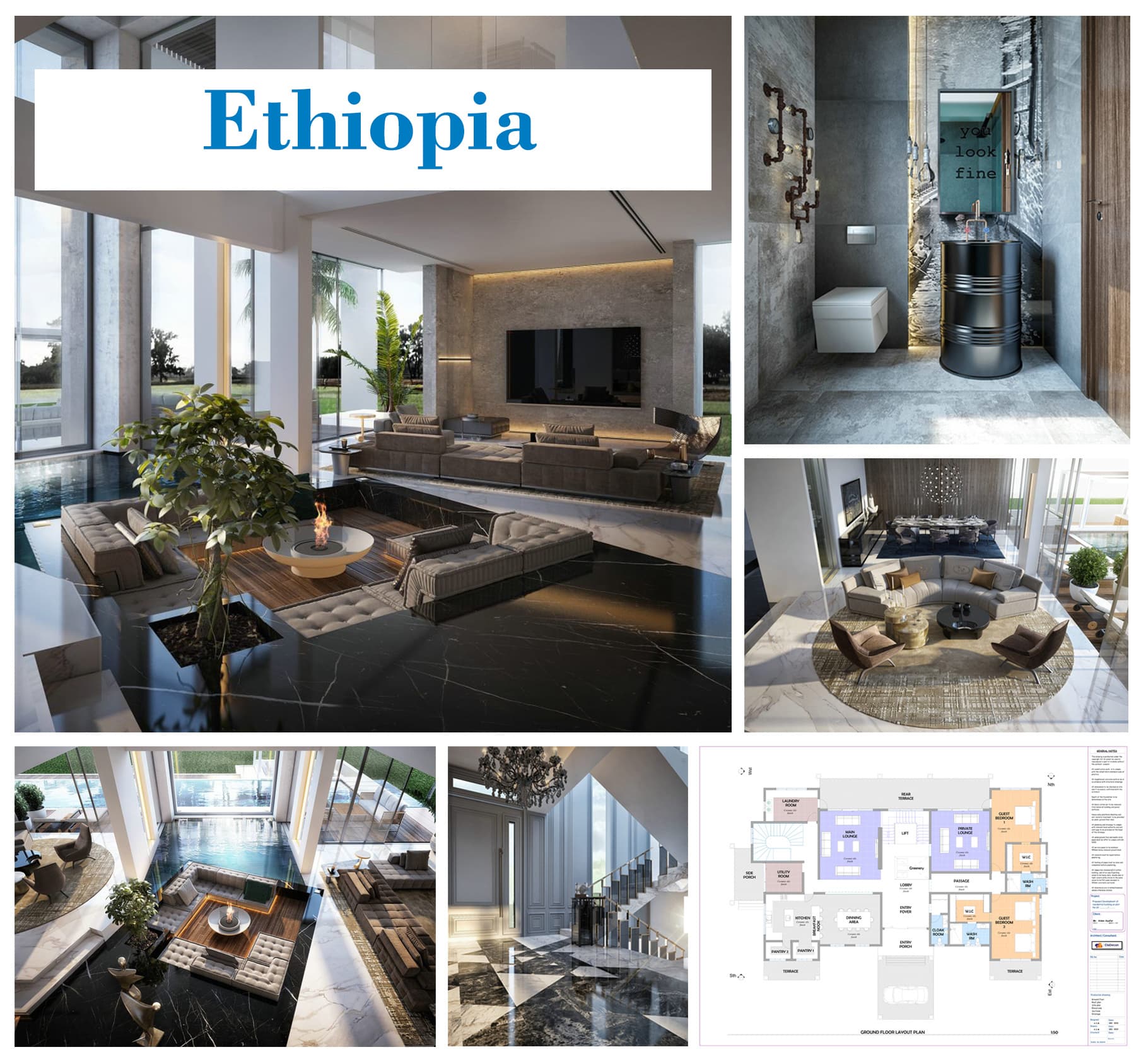 Elegant private villa in Ethiopia