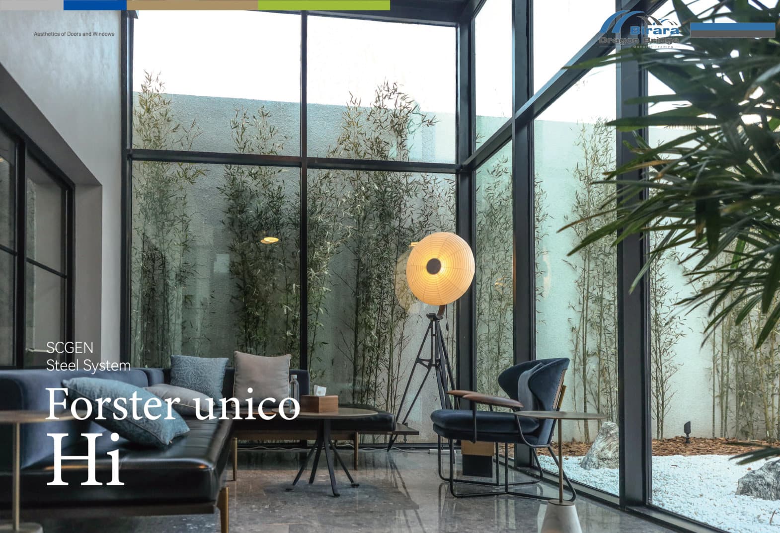 Slim framed aluminium windows and doors