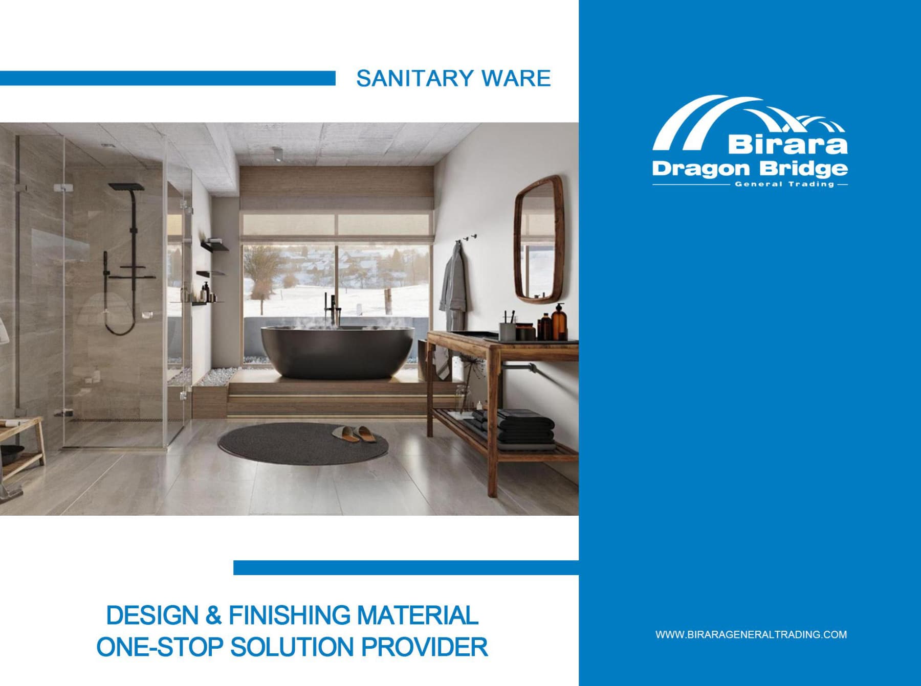 Contemporary complete bathroom