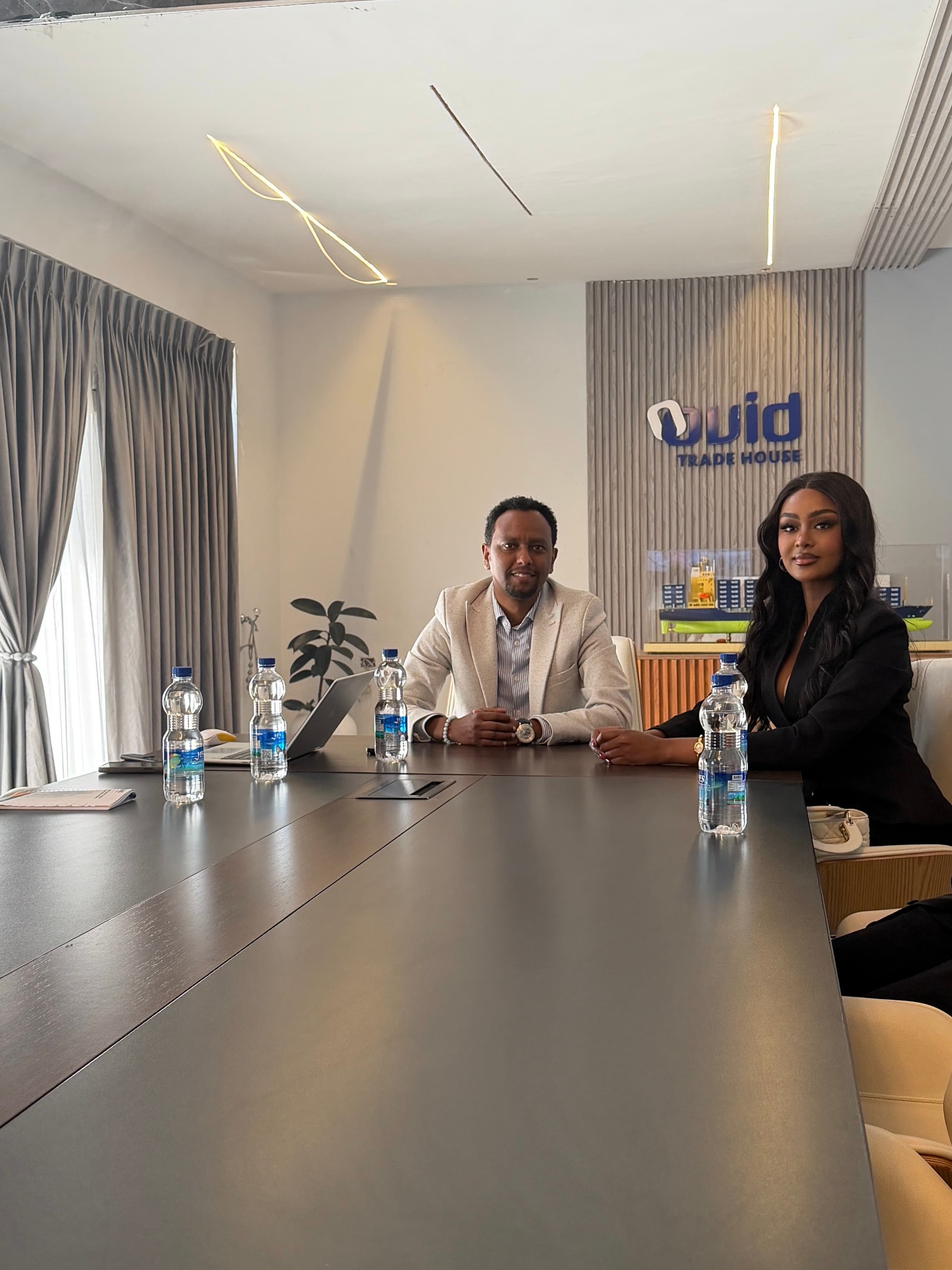 Birara leadership in a private-sector meeting at Ovid Trade House